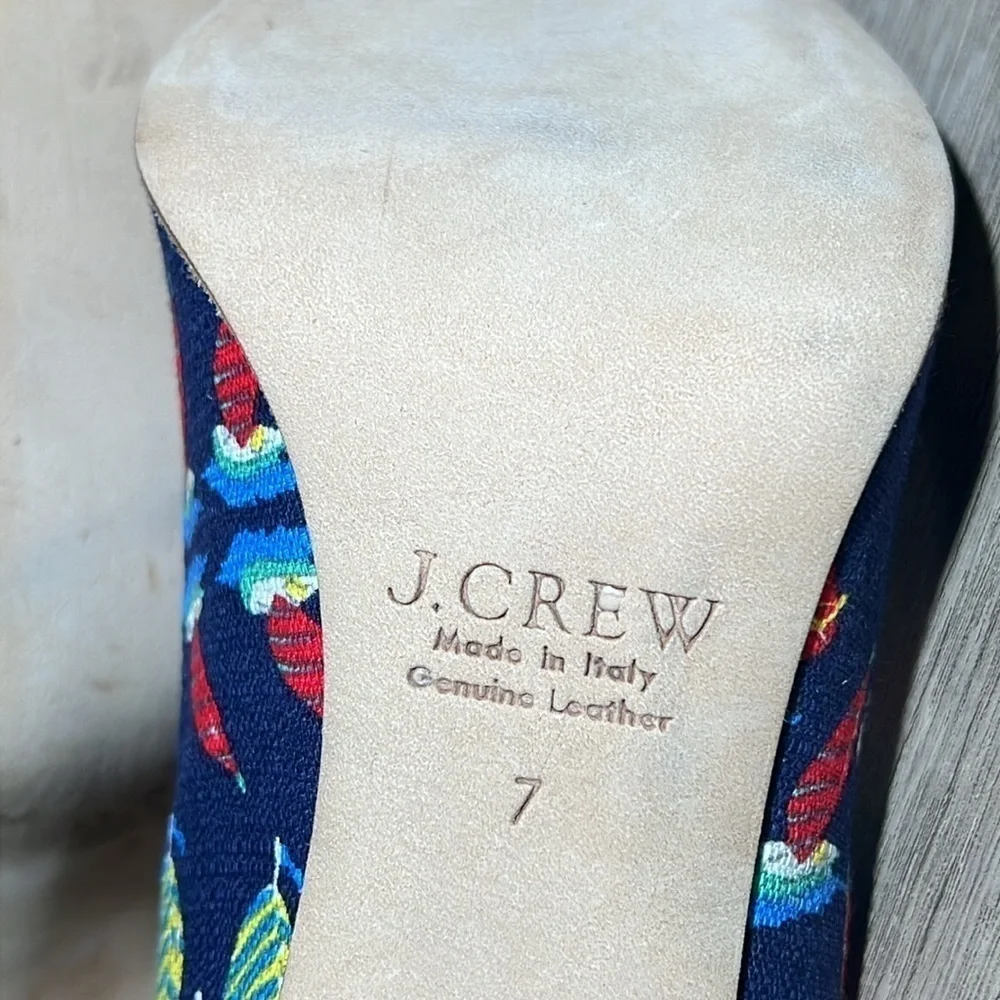 J.Crew Collection Ratti Regatta Bow Sailboat Heels
